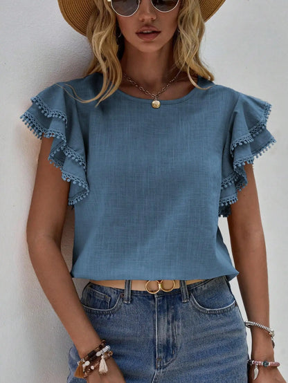 RÜSCHEN CHIC TOP