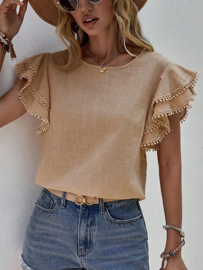 RÜSCHEN CHIC TOP