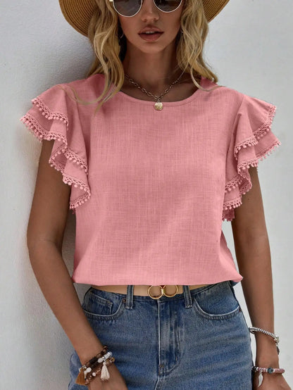 RÜSCHEN CHIC TOP