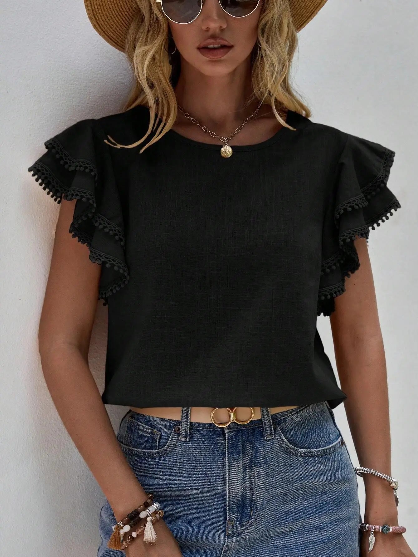 RÜSCHEN CHIC TOP