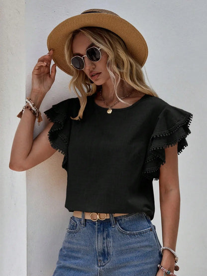 RÜSCHEN CHIC TOP